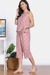 Zivame Loungewear Capri Set - Antique White — thumbnail 1